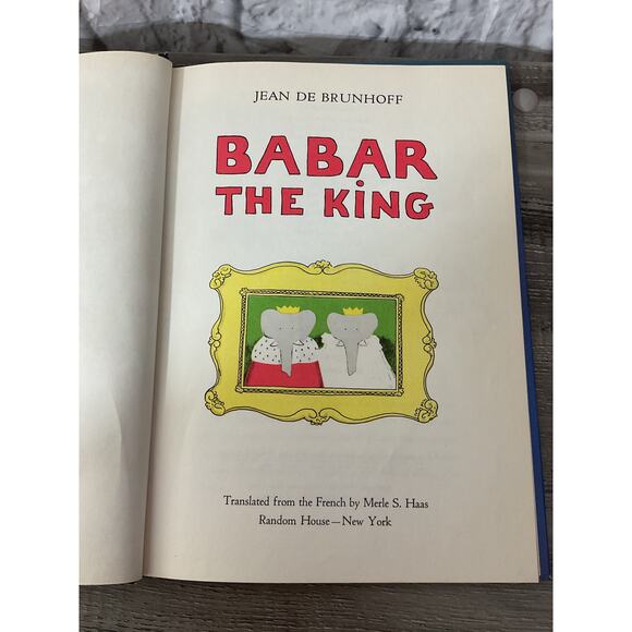 1963 Hardback Babar The King By Jean De Brunhoff - Picture 5 of 10